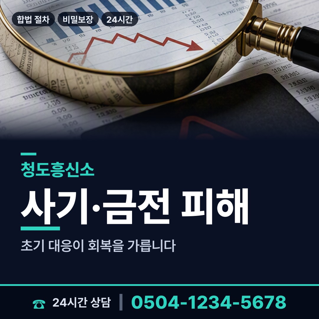 청도 청도읍 민간조사업 상담 안내